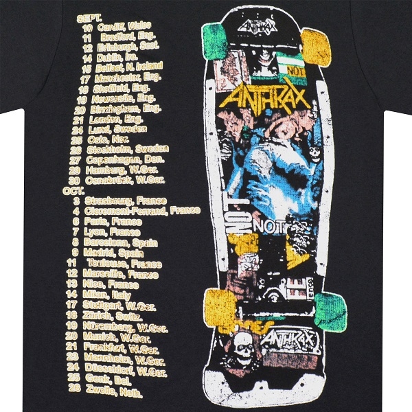 ANTHRAX Spreading Skater Notman Vintage Tシャツ | TRADMODE