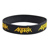 ANTHRAX Logo ラバー リストバンド