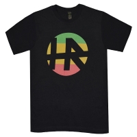 BAD BRAINS Human Rights Rasta Logo Tシャツ BLACK