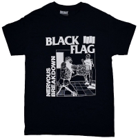 BLACK FLAG Nervous Breakdown Tシャツ BLACK
