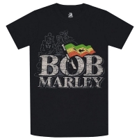 BOB MARLEY Distress Logo Tシャツ