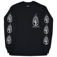 BAD RELIGION Flaming Cross Buster ロングスリーブ Tシャツ