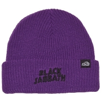 BLACK SABBATH × LAKAI Logo ニット帽 PURPLE