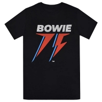 DAVID BOWIE 75th Logo Tシャツ BLACK