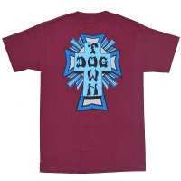 DOGTOWN Cross Logo Color Tシャツ MAROON