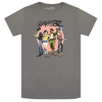 GORILLAZ Group Circle Rise Tシャツ