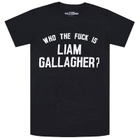 LIAM GALLAGHER Who The Fuck Tシャツ BLACK