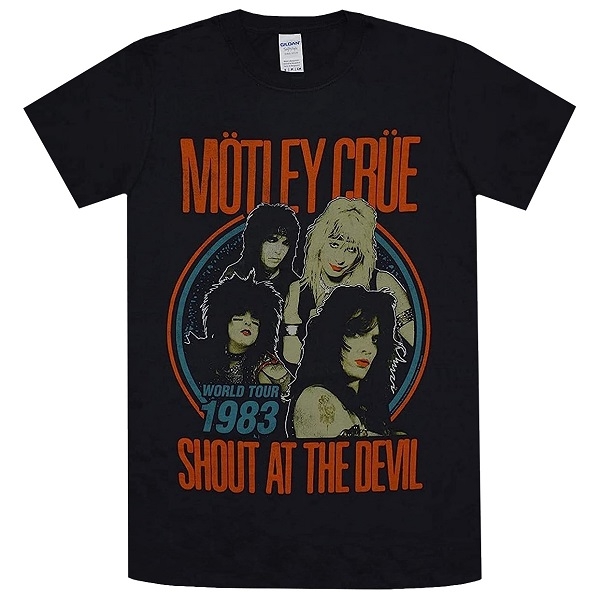 MOTLEY CRUE Vintage World Tour Devil Tシャツ | TRADMODE