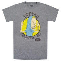 BEAVIS AND BUTT-HEAD Are You Threatening Me Tシャツ