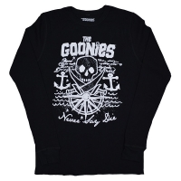 THE GOONIES Never Say Die Skull And Swords サーマル ロングスリーブ Tシャツ