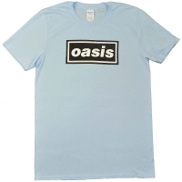 OASIS Definitely Maybe Tシャツ LIGHT BLUE