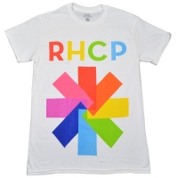RED HOT CHILI PEPPERS Colorblock Asterisk Tシャツ