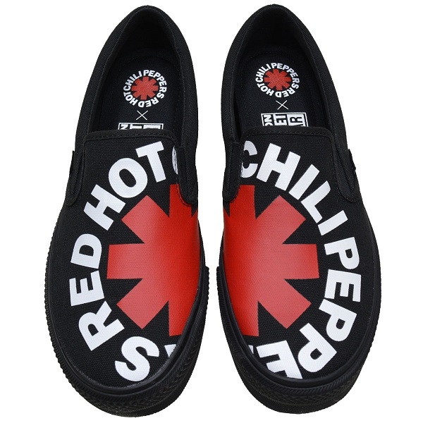 RED HOT CHILI PEPPERS × VISION STREET WEAR Canvas Slip-On RHCP 