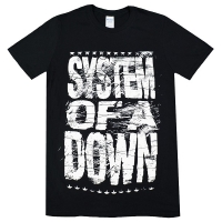 SYSTEM OF A DOWN Distressed Logo Tシャツ