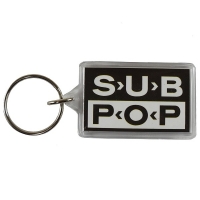 SUB POP RECORDS Double-Sided Logo キーホルダー