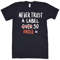 SUB POP RECORDS Never Trust A Label Tシャツ