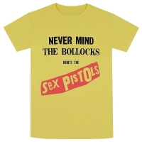 SEX PISTOLS Never Mind The Bollocks Tシャツ YELLOEW