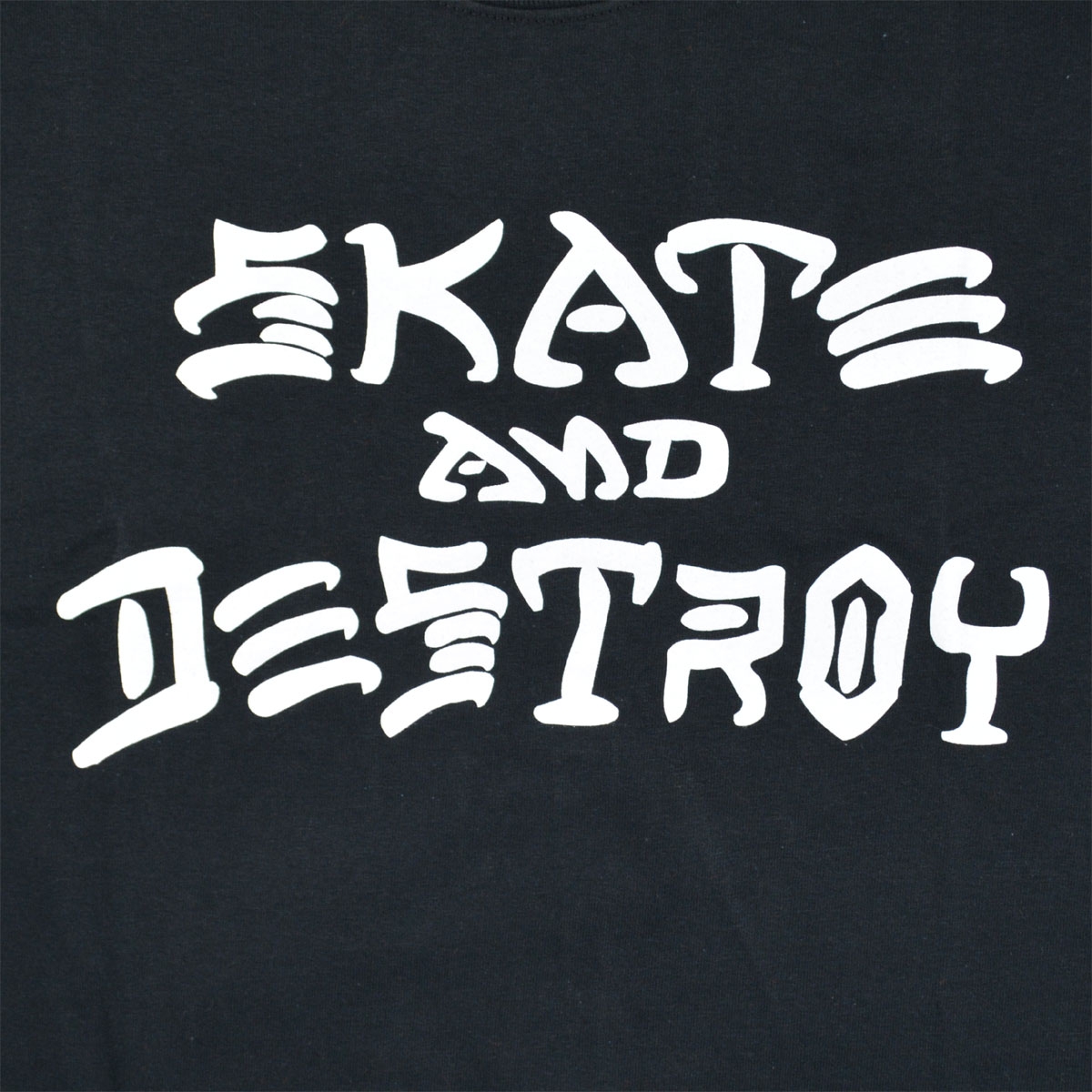THRASHER Skate And Destroy Tシャツ BLACK | TRADMODE