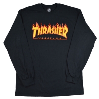 THRASHER Flame Logo ロングスリーブ Tシャツ