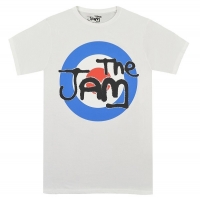 THE JAM Spray Target Logo Tシャツ WHITE